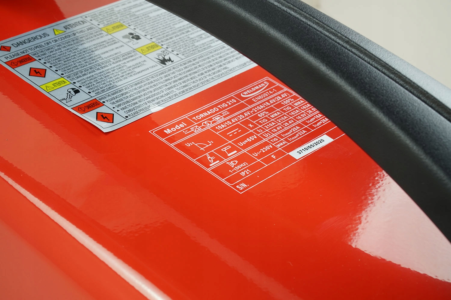 Spawarka inwertorowa Weldman TIG 210 AC DC HF Puls Marka Weldman