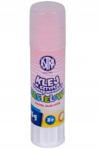 

Klej W Sztyfcie 15G Transparentny Pastelowy Astra