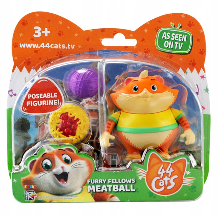 

44 Koty figurka z akcesoriami: kotek Klopsik