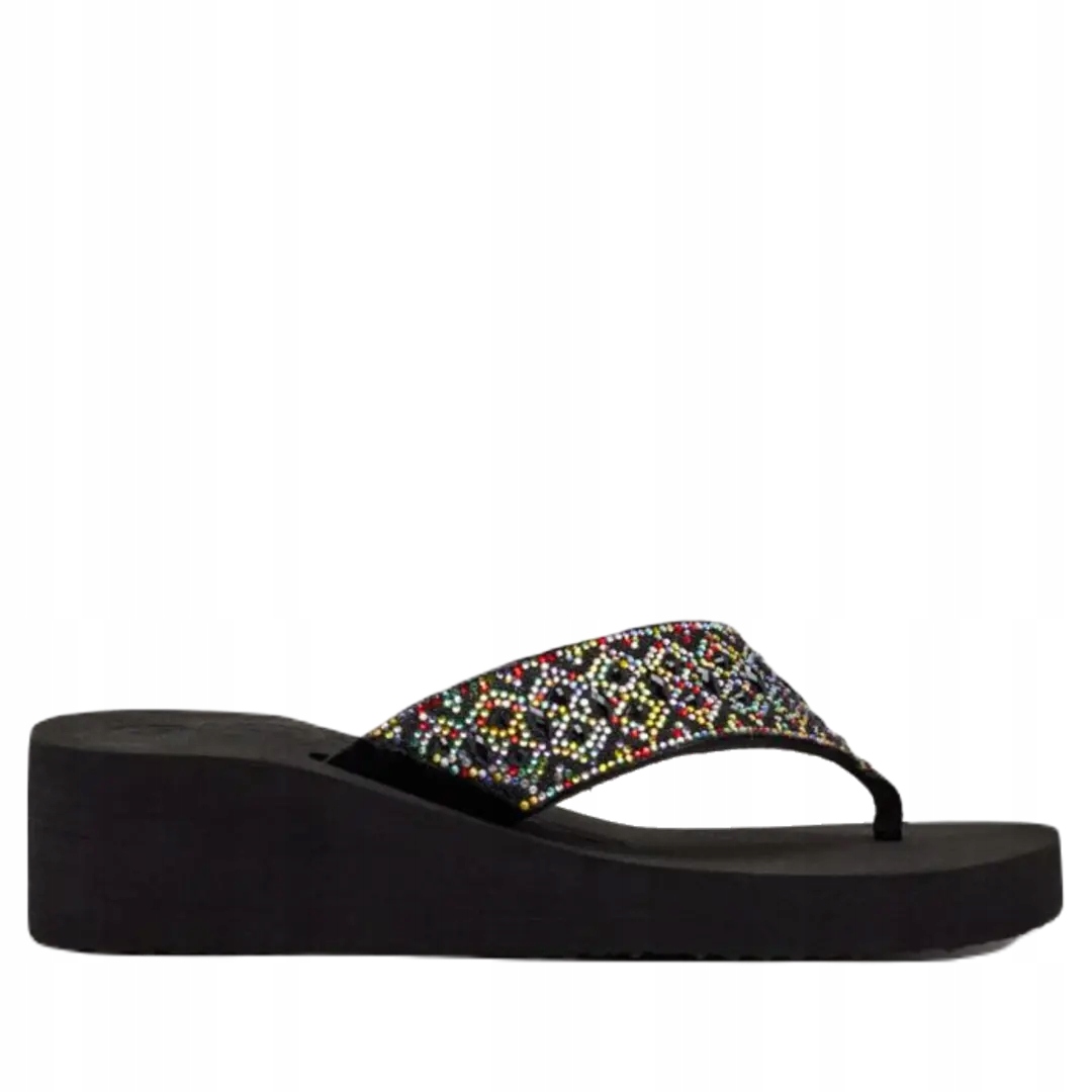 Nazouváky pantofle Gioseppo 71997-P drenove multicolor 36, černá