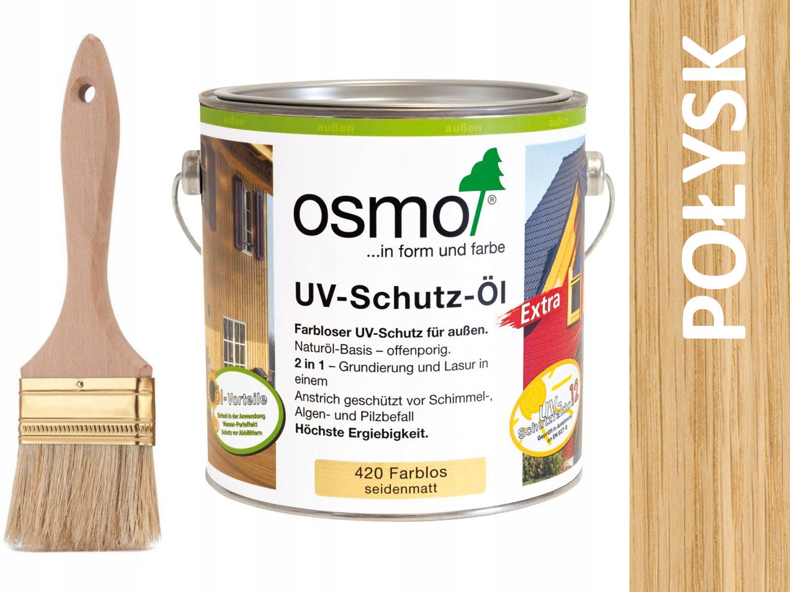 Osmo Uv ochranný olej bezfarebný na ochranu dreva 410 2,5L