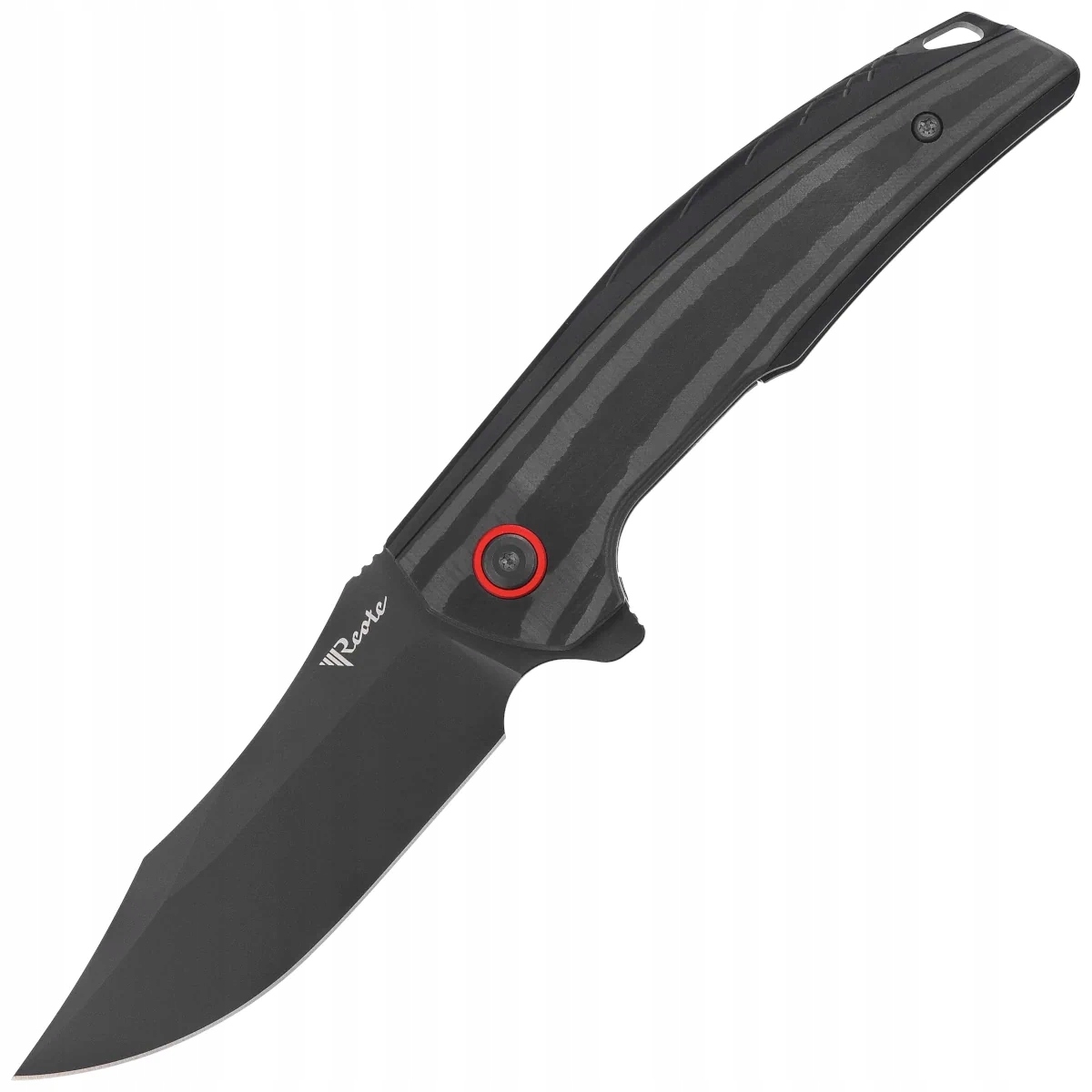 Nůž Edc Reate flipper Jack Jr. Aluminium DLC Ocel Cpm S30V