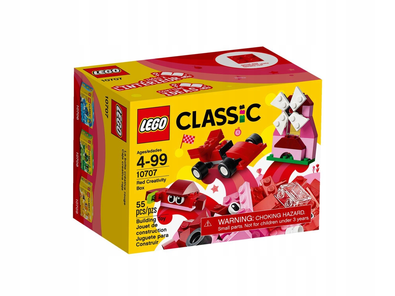 Lego Classic 10707 Czerwony Zestaw Kreatywny