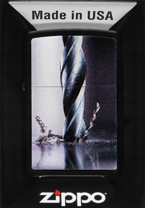Zapalovač Zippo Metal Drill Design 60007050 Větruodolný benzínový