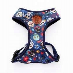 Levně Postroj pro psa Día de los Muertos bez kompresního materiálu L