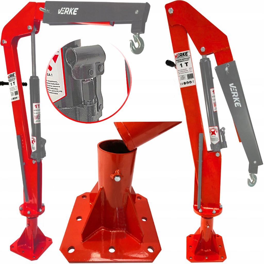 ЦЕХОВИЙ КРАН ПІДЙОМНИЙ ДВИГУН 1T HDS