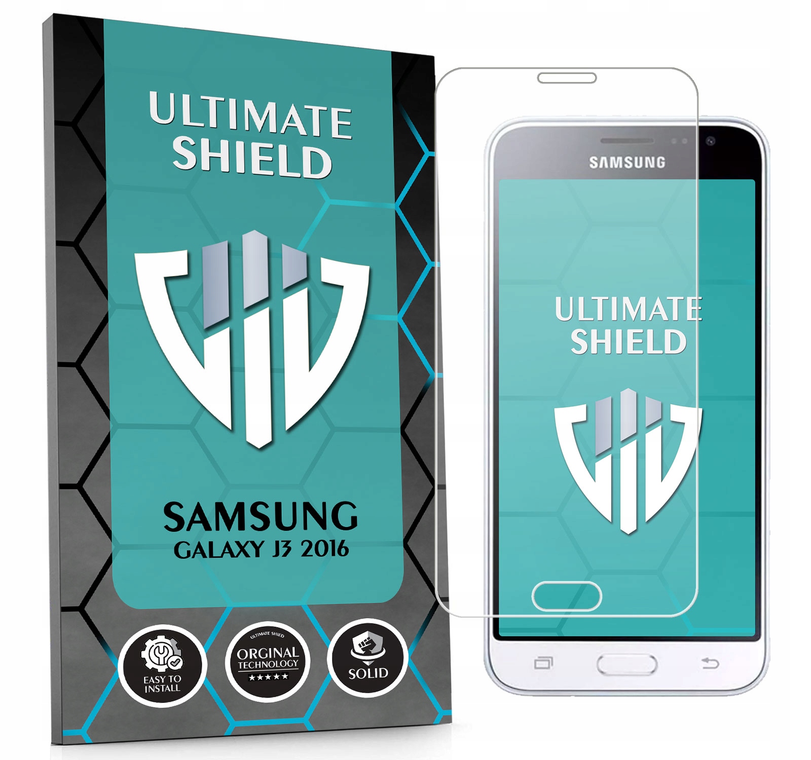 Sklo 3x Displej 7x Fotoaparát Rychlý Objektiv Pro Samsung Galaxy J3 2016