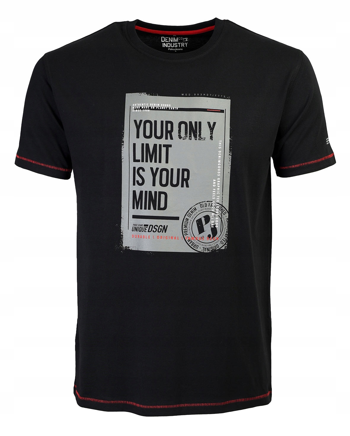 

T-shirt męski koszulka bawełniana Riot czarny XXXL