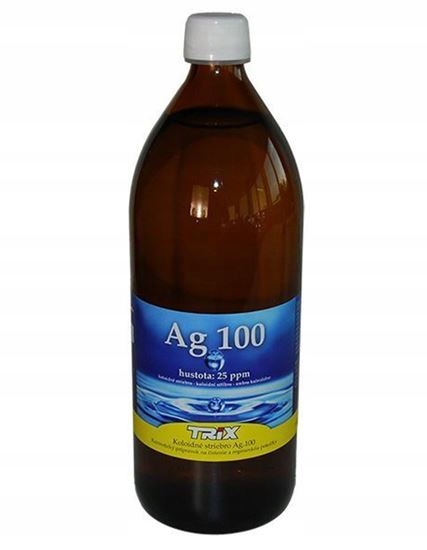 

Nano Srebro Koloidalne 1000 ml 25 ppm szklo Top