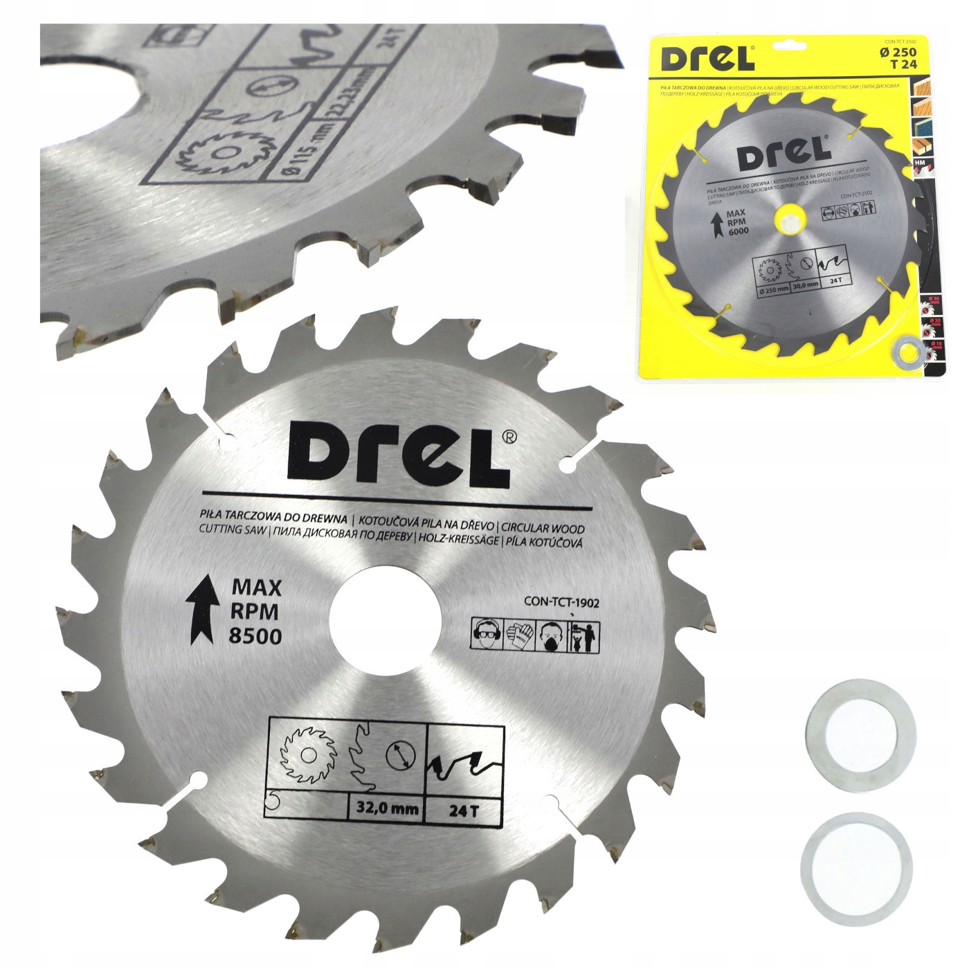 

Tarcza Do Drewna Piła Widiowa 250 X 30mm 24T