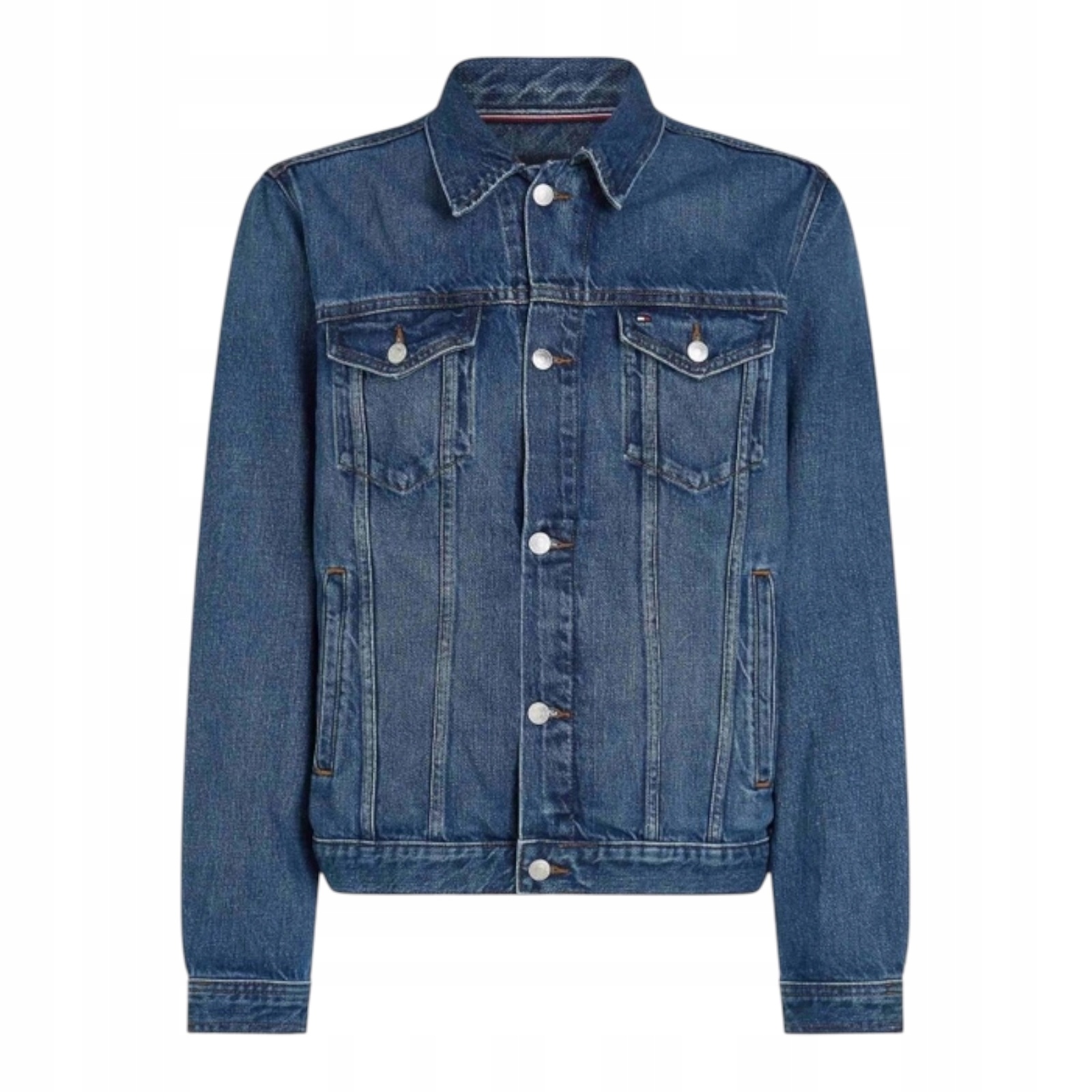 Pánská džínová bunda Tommy Hilfiger MW0MW32110 Modrá velikost S