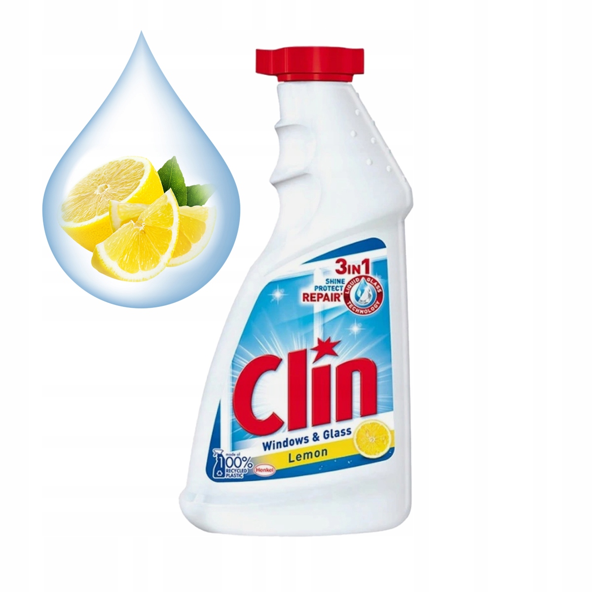 

Clin Płyn Do Mycia Szyb Luster Lemon Zapas 500ml