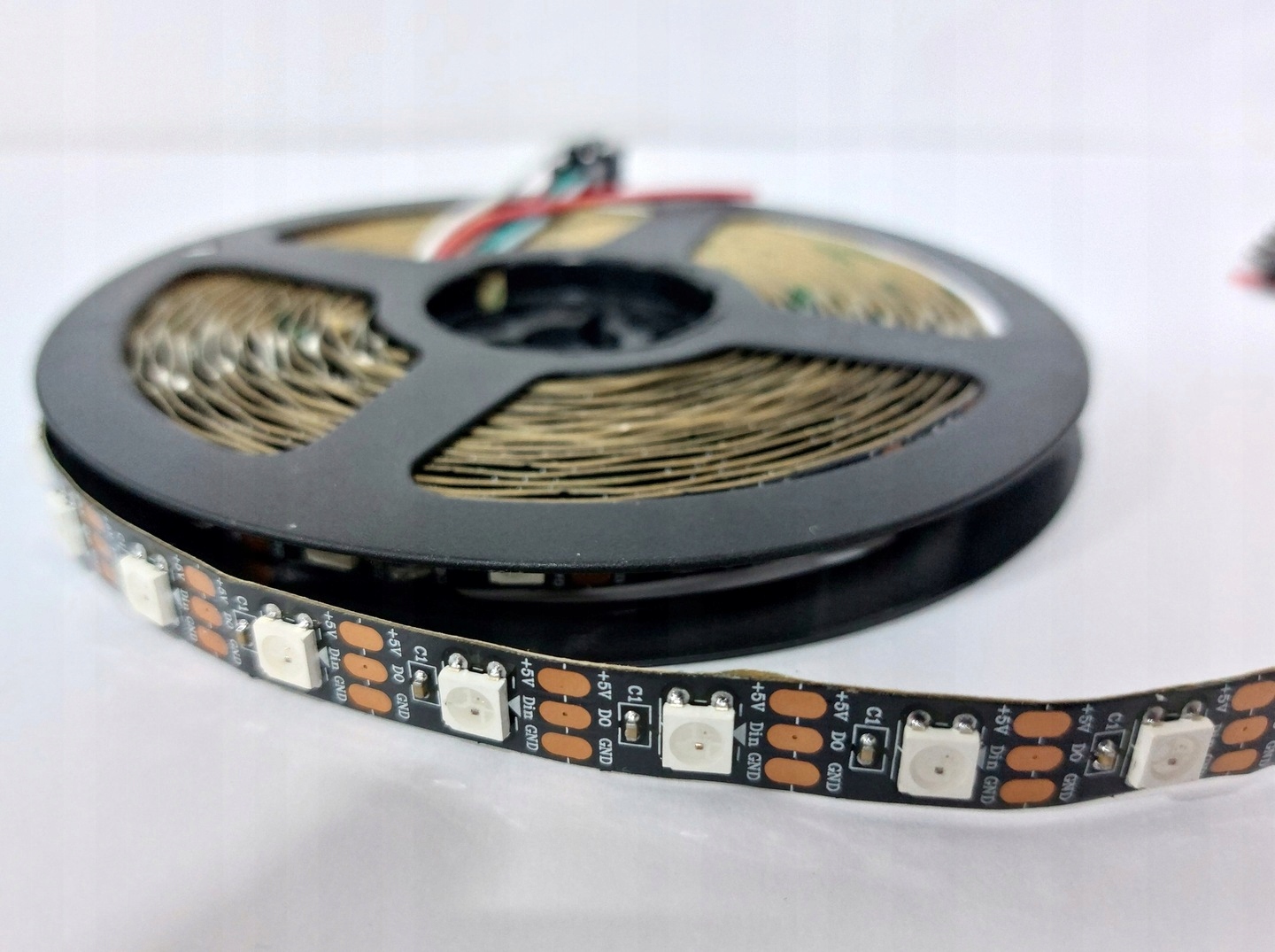 1m Taśma led WS2812B 5V 60 led/m IP20 ARDUINO (1m) Długość 5 m