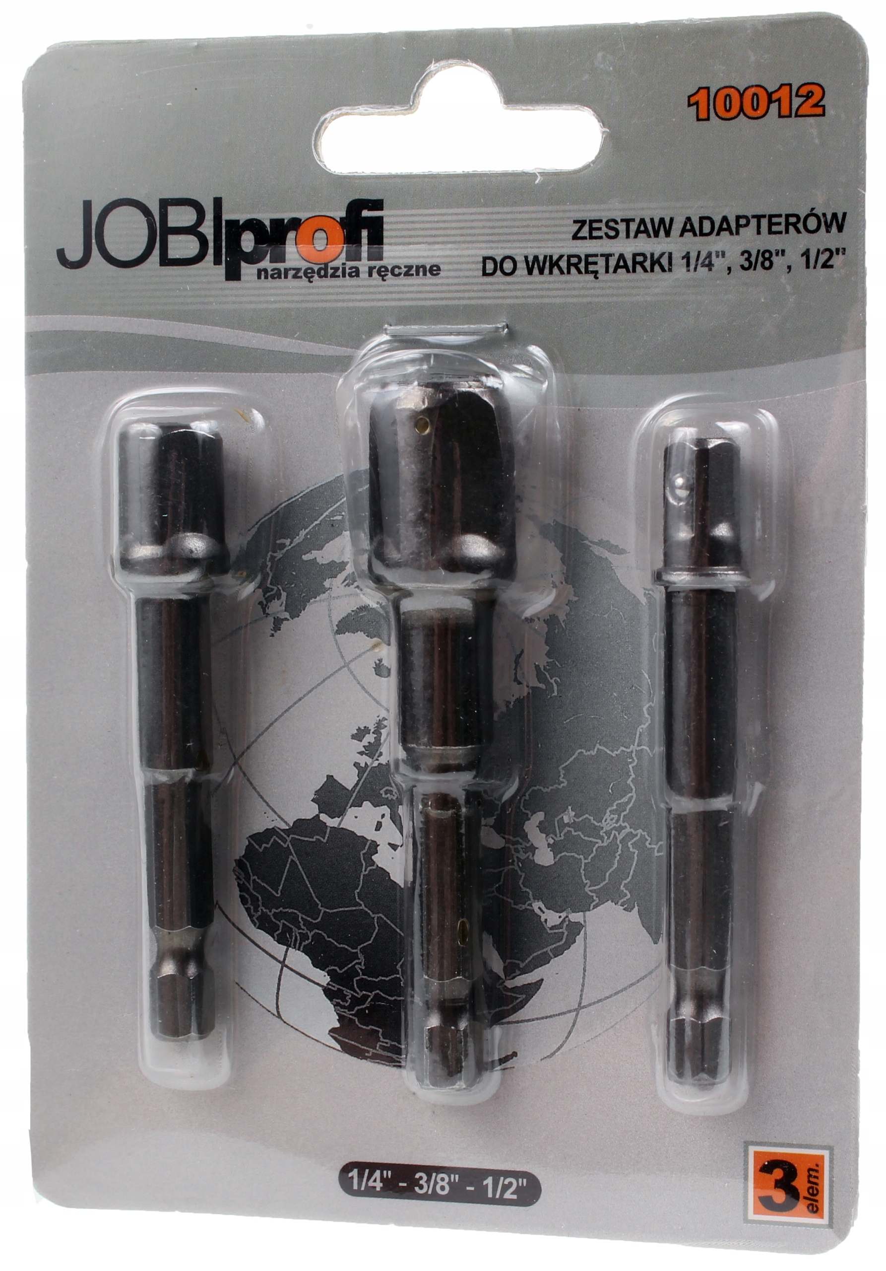 Adapter do wkrętarki wiertarki nasadka redukcja 1/2 1/4 3/8 Marka Jobi