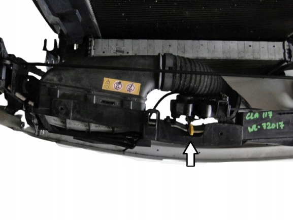 A2468800460 - MERCEDES CLA 117 ЗАМОК КАПОТА НА ПЕРЕДНЕМ РЕМНЕ