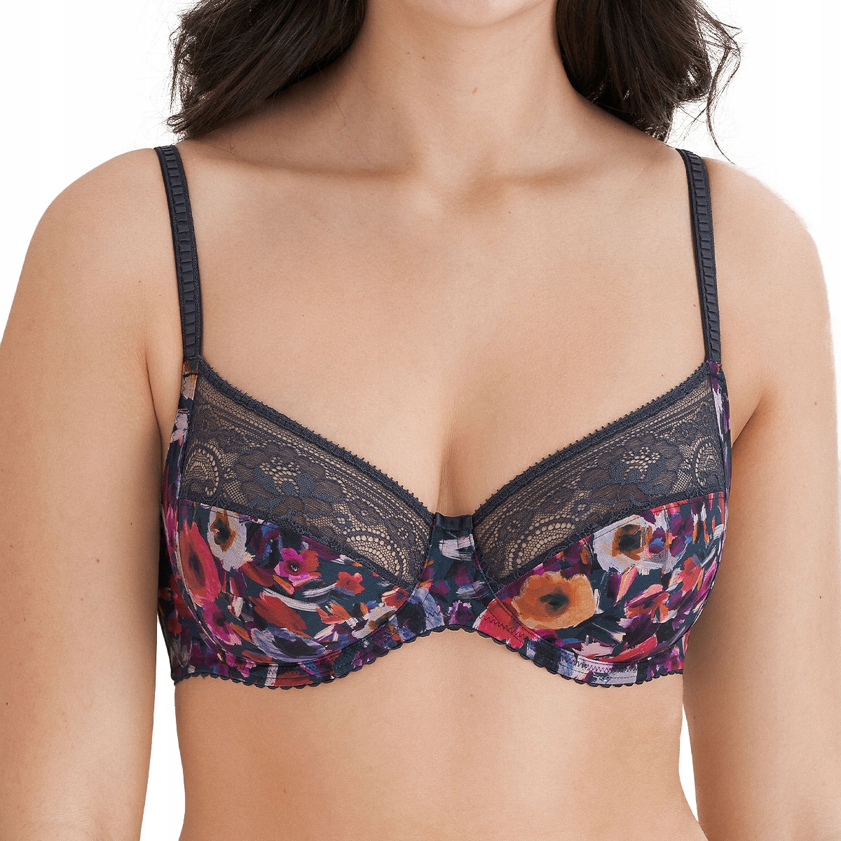 Felina Conturelle 805841 měkká podprsenka modrá Art Floral velikost 80C