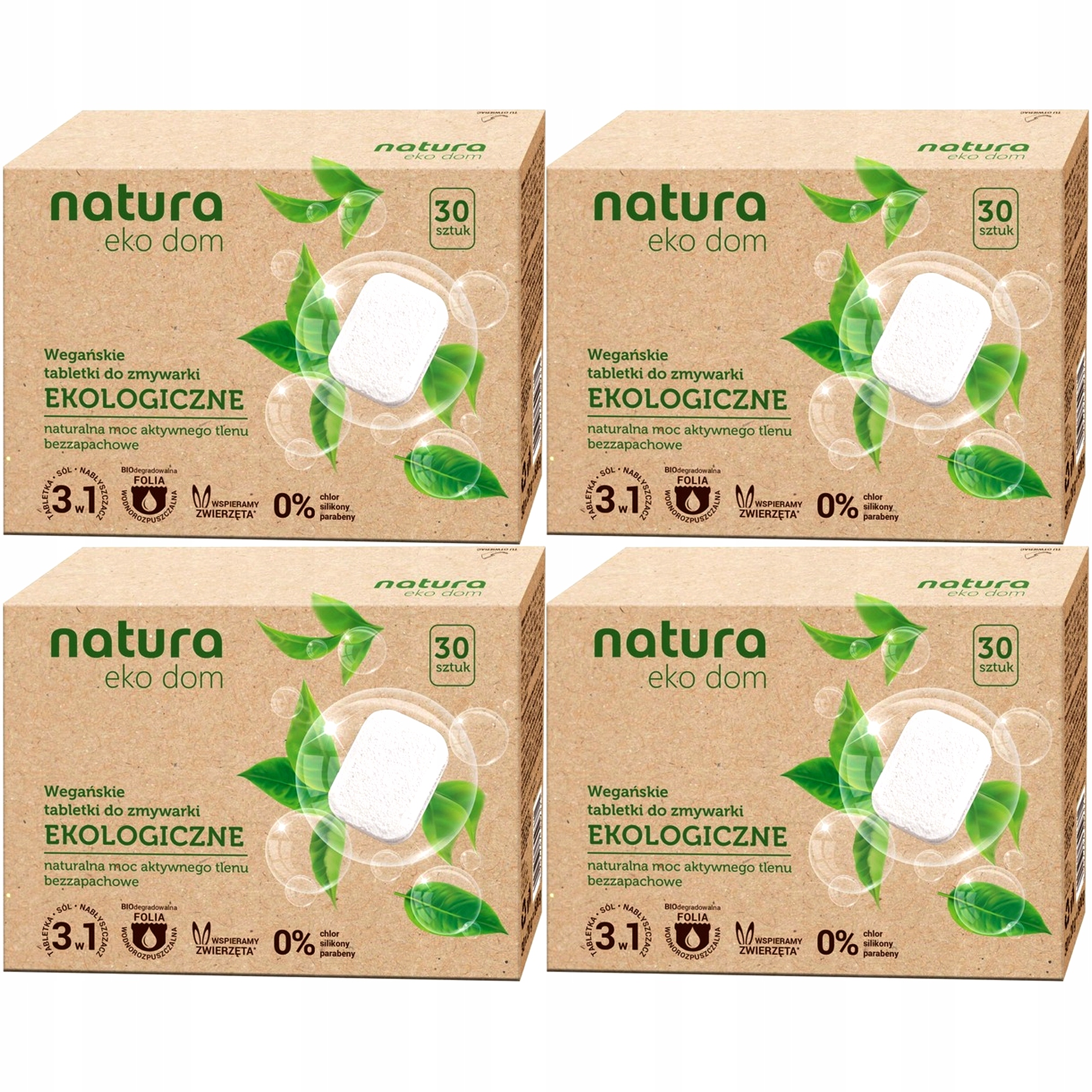 Ekologiczne Tabletki 3w1 Do Zmywarki Natura Eko Dom 4x30 120x