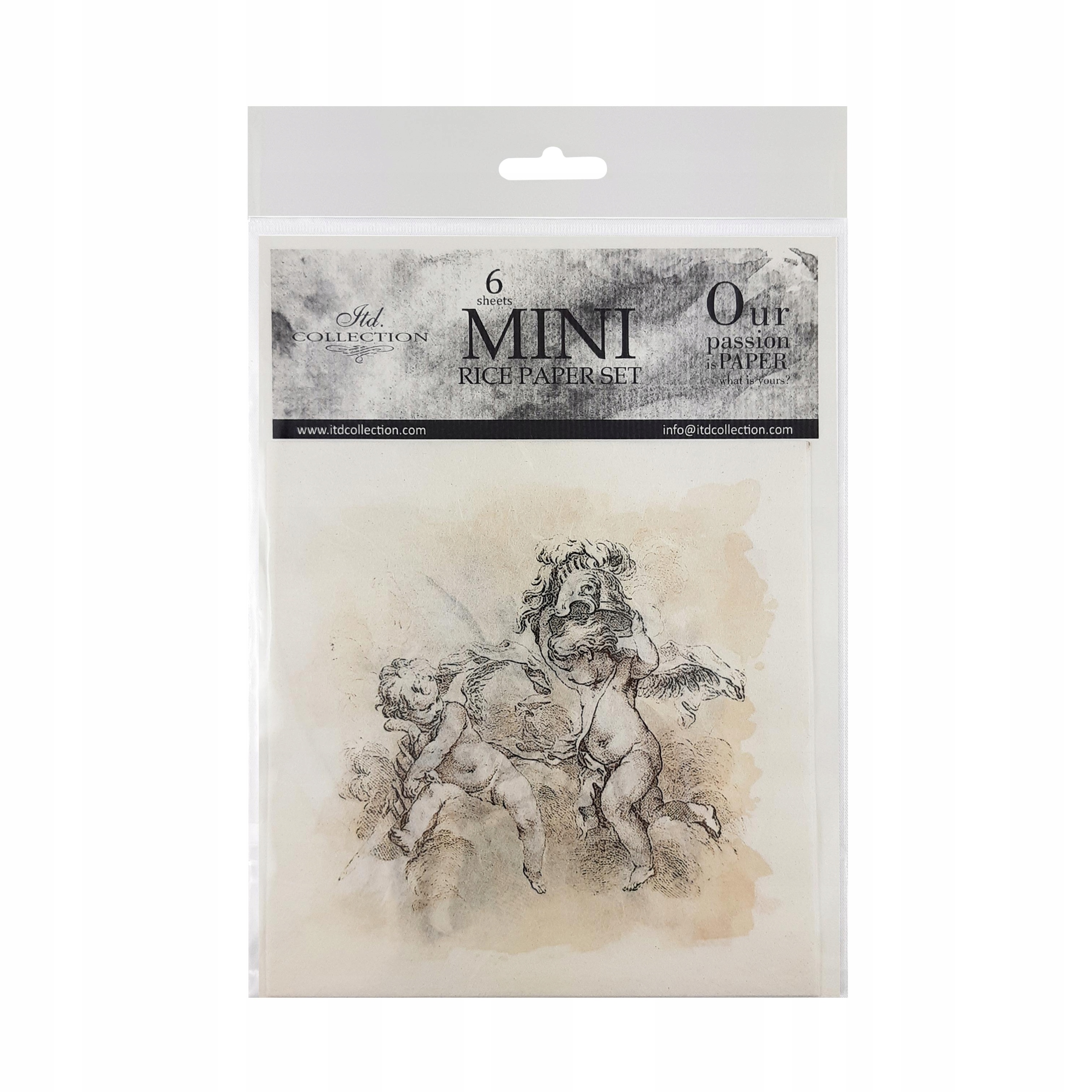 Papier ryżowy zestaw RSM009 Amorki, Aniołki