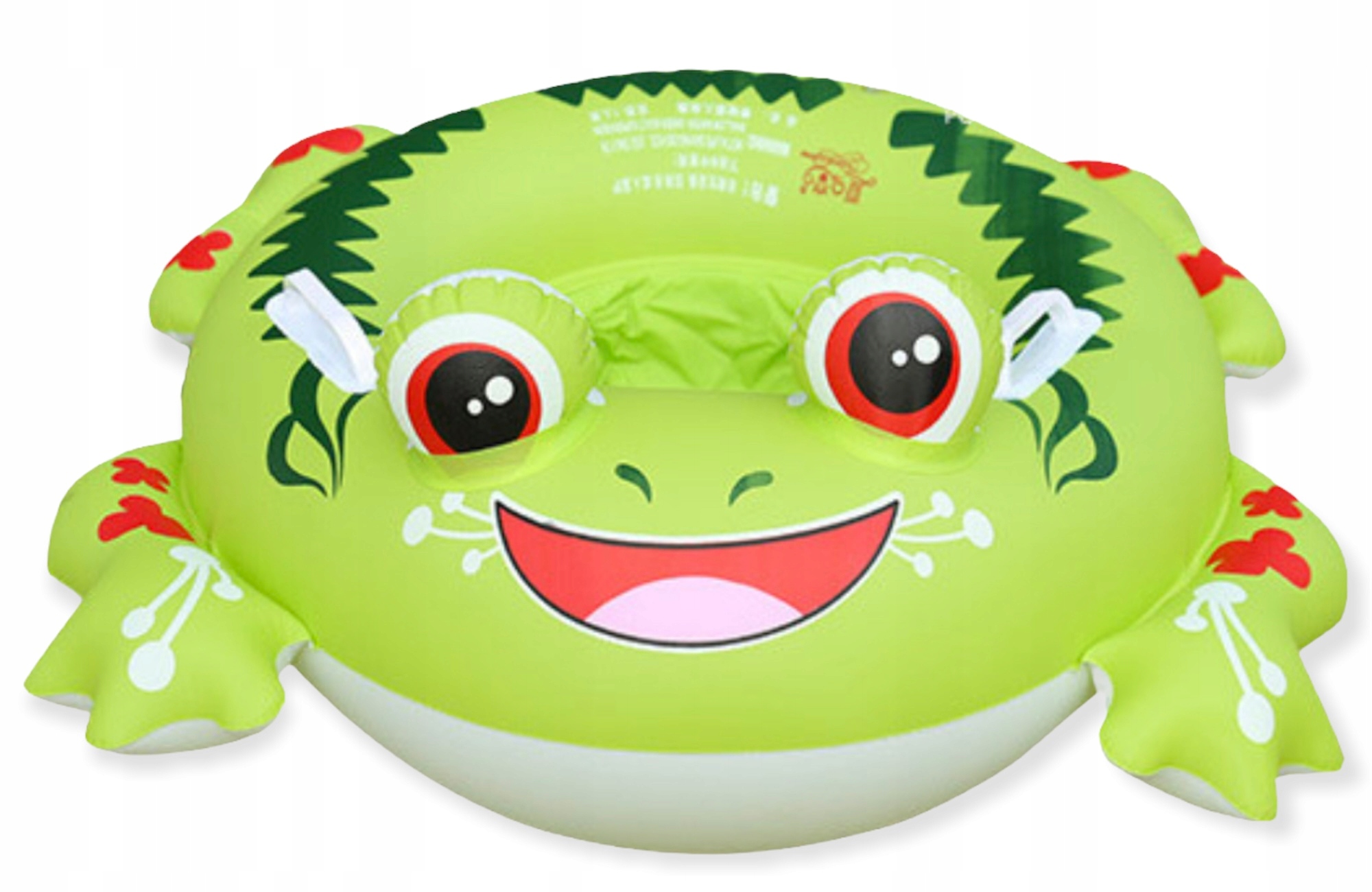 DMUCHANE KOŁO DO PŁYWANIA Z SIEDZISKIEM DLA NIEMOWLĄT ŻABKA ŻABA Marka PerfectSummer