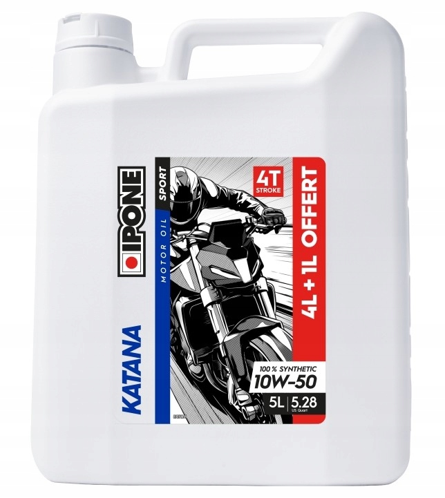Olej Silnikowy Ipone Katana 10W50 Syntetyczny 5L