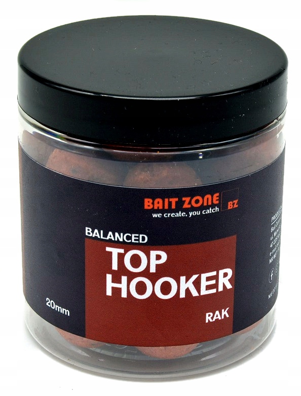 Top Hooker Rak 20mm Bait-zone 250ml kulki przynętowe haczykowe
