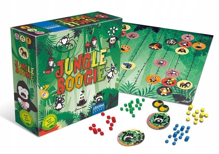 GRANNA Gra Logiczna JUNGLE BOOGIE Planszowa Wiek gracza 8-11 lat 12-14 lat 15-18 lat 18+