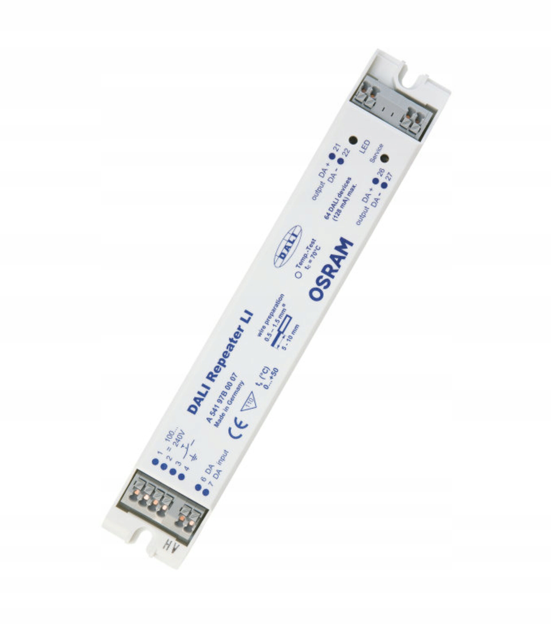 Ledvance Dali Rep LI opakovač, rozšírenie Dali linky, až 64 Ekg, 230V, IP20