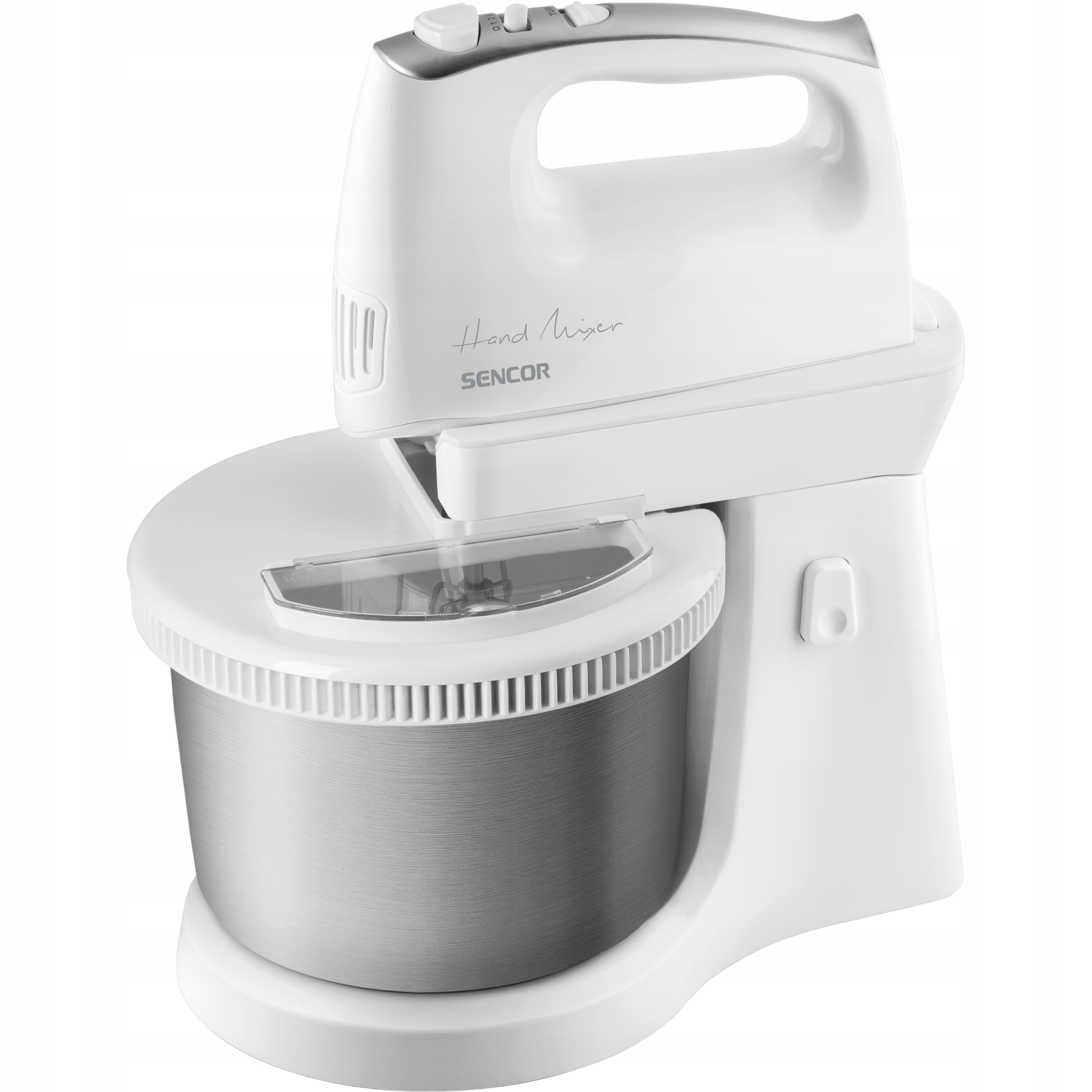 Mikser Ręczny z Misą Obrotową 5 Biegów 500W Turbo