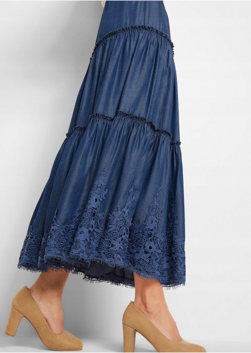 SPÓDNICA JEANSOWA MAXI BONPRIX 36 Marka Bonprix