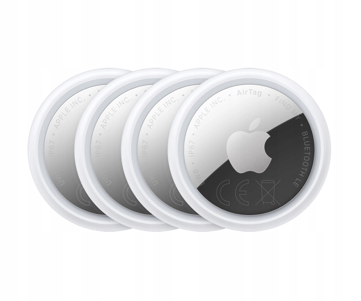 Lokalizator Tracker Apple AirTag 2. generacji Bluetooth Le IP67 4 szt.