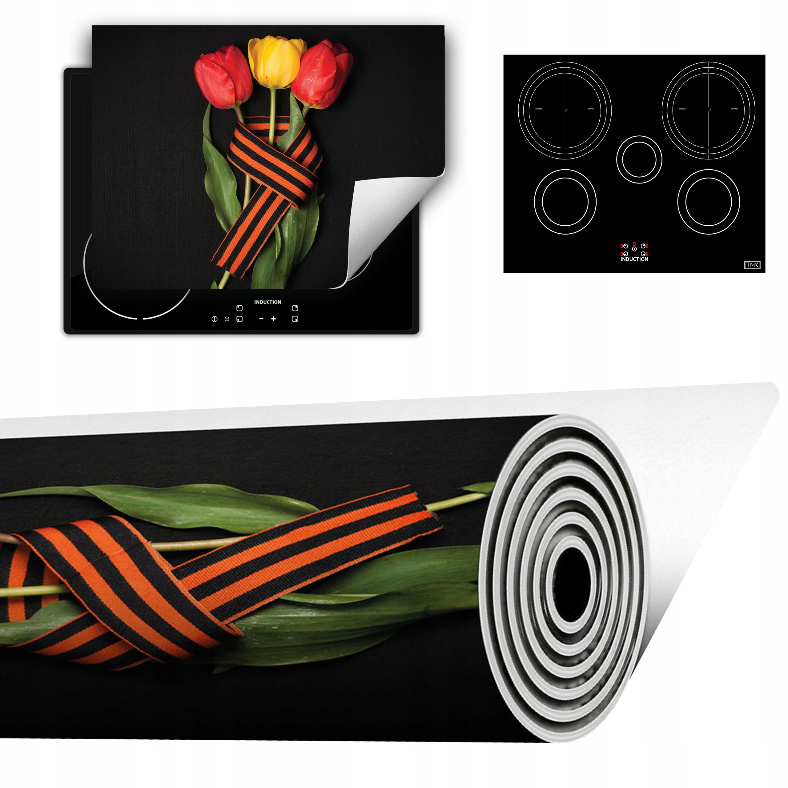 Vinylová Podložka Do Kuchyně Více Místa 70x52 Tulipány