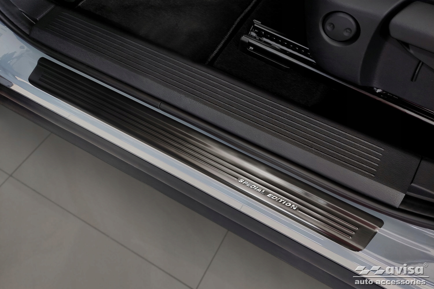 NISSAN QASHQAI III NAKŁADKI PROGOWE LISTWY NA PROGI STALOWE Producent Avisa