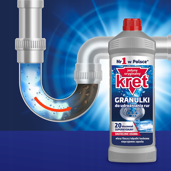 Kret Granulki do Udrożniania Rur 800g EAN (GTIN) 5900931024685