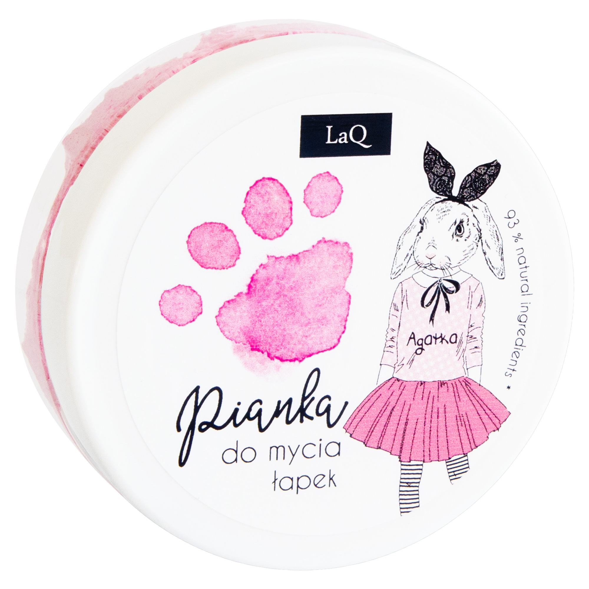 

Pianka myjąca dla dzieci do mycia łapek Różowa