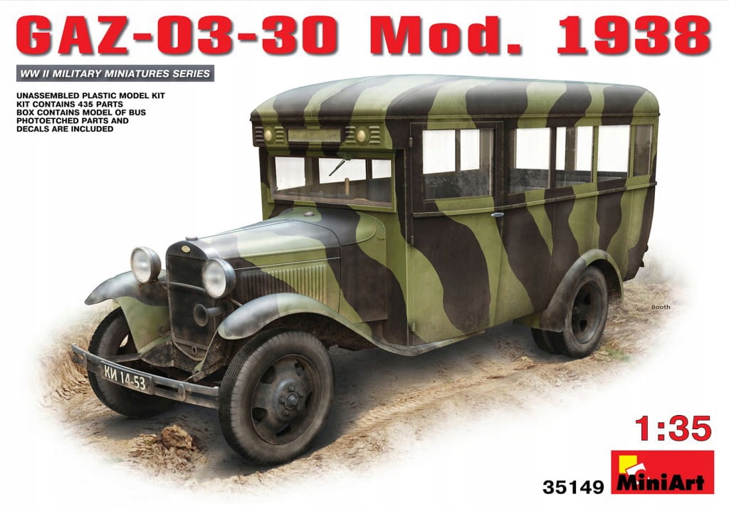 Plyn-03-30 Mod. 1938 1:35 MiniArt 35149