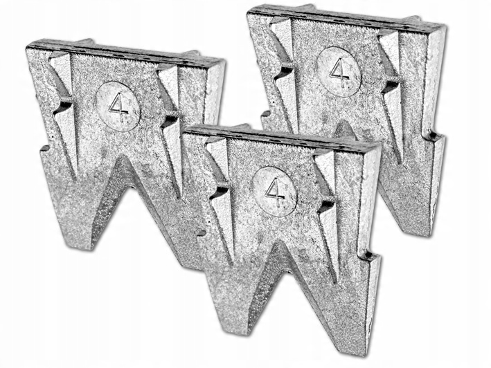 

Kliny do siekier i młotków metalowe 3 szt rozm. 4
