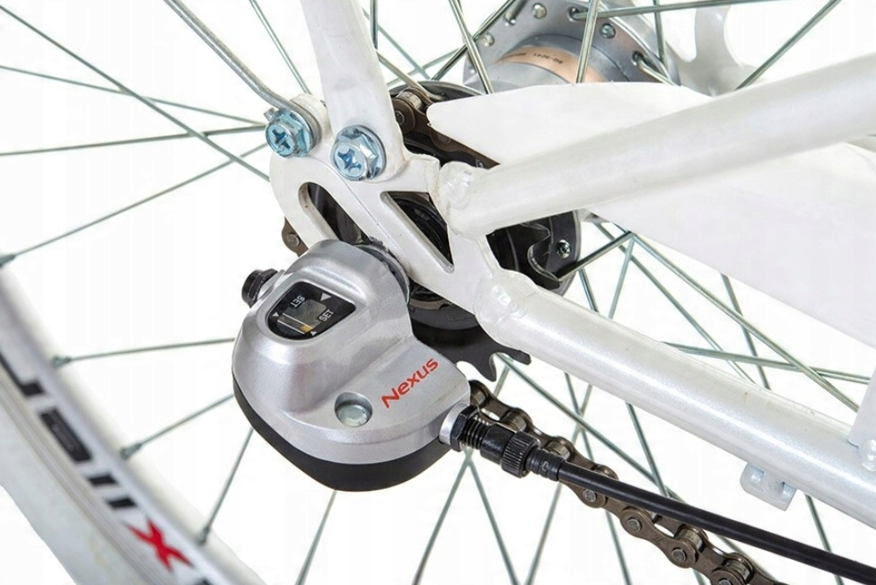 Rower dla dziewczynki Miejski Mexller Village 24 Shimano 3 biegi Różowy Model 5906269302259
