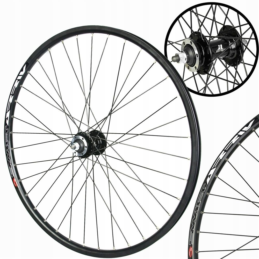 Koło rowerowe przednie Mtb 27.5", 100 mm, JOYSTAR-MT26F pod tarcz Is 6 śrub