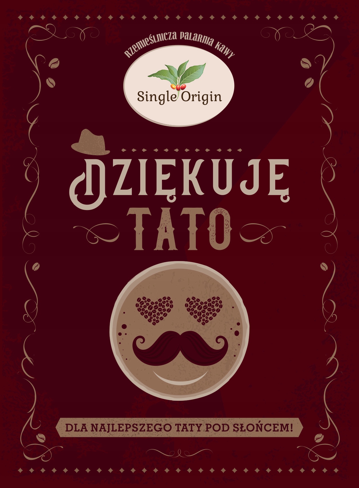 Levně Single Origin Tataccino – Dárek pro tatínka 1000 g