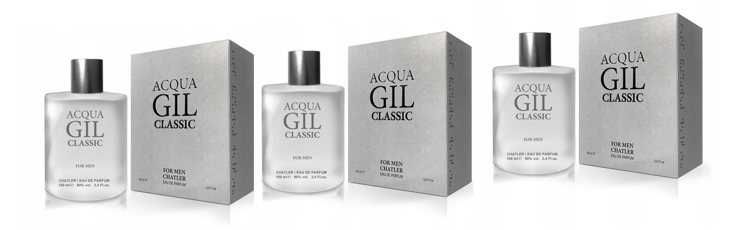 Chatler Acqua Gil Classic 3x100 ml parfémovaná voda sada