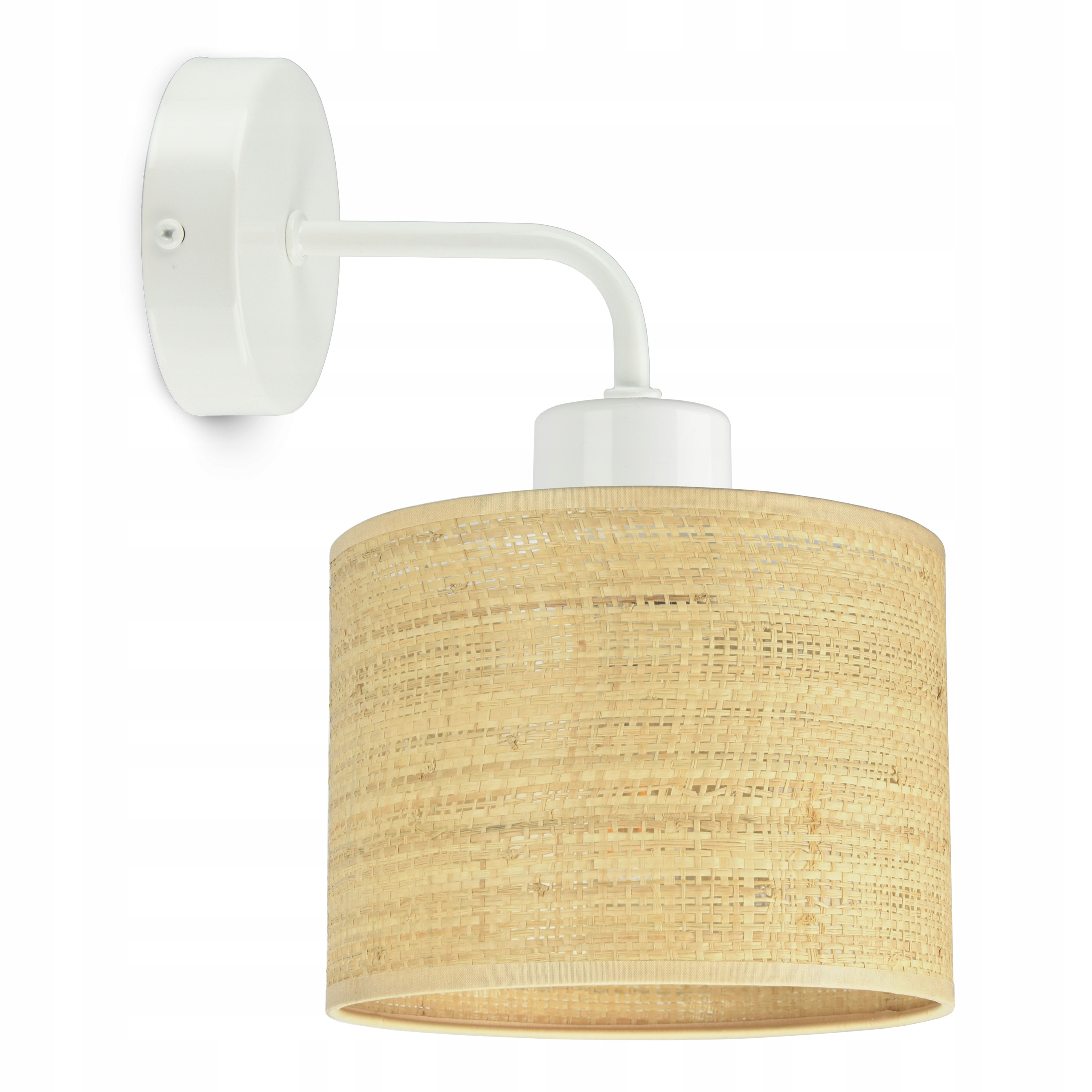 

Lampa Ścienna Kinkiet Abażur Rattan Led E27