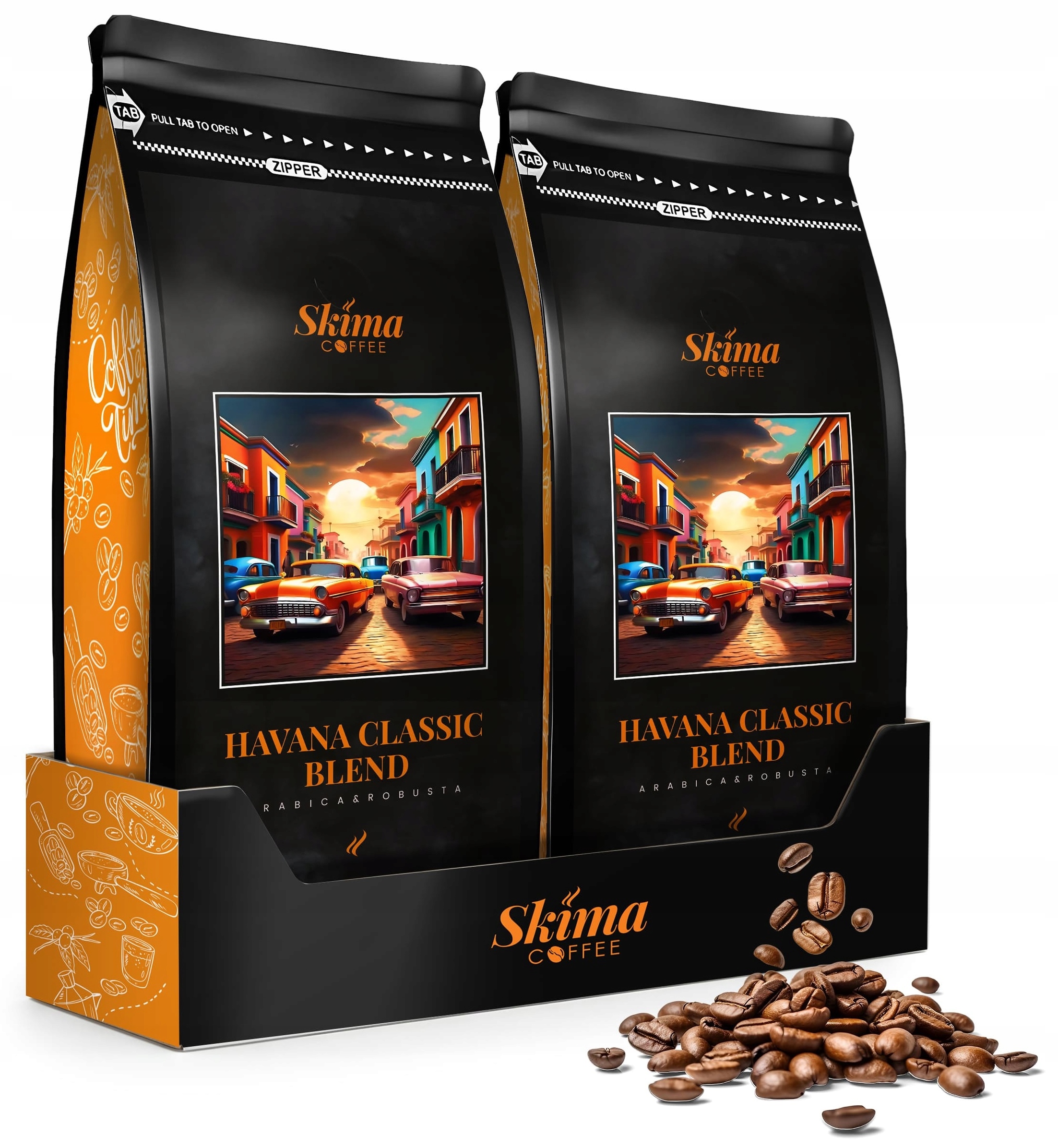 Káva zrnková 1kg x2 Havana Classic Blend (limited Edition) čerstvá +dárek