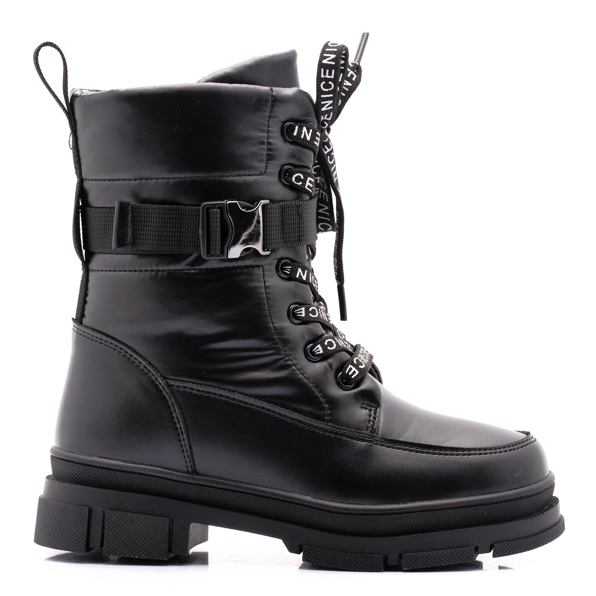 ŚNIEGOWCE BUTY ZIMOWE DZIEWCZĘCE GETO 199 32 Kolor czarny