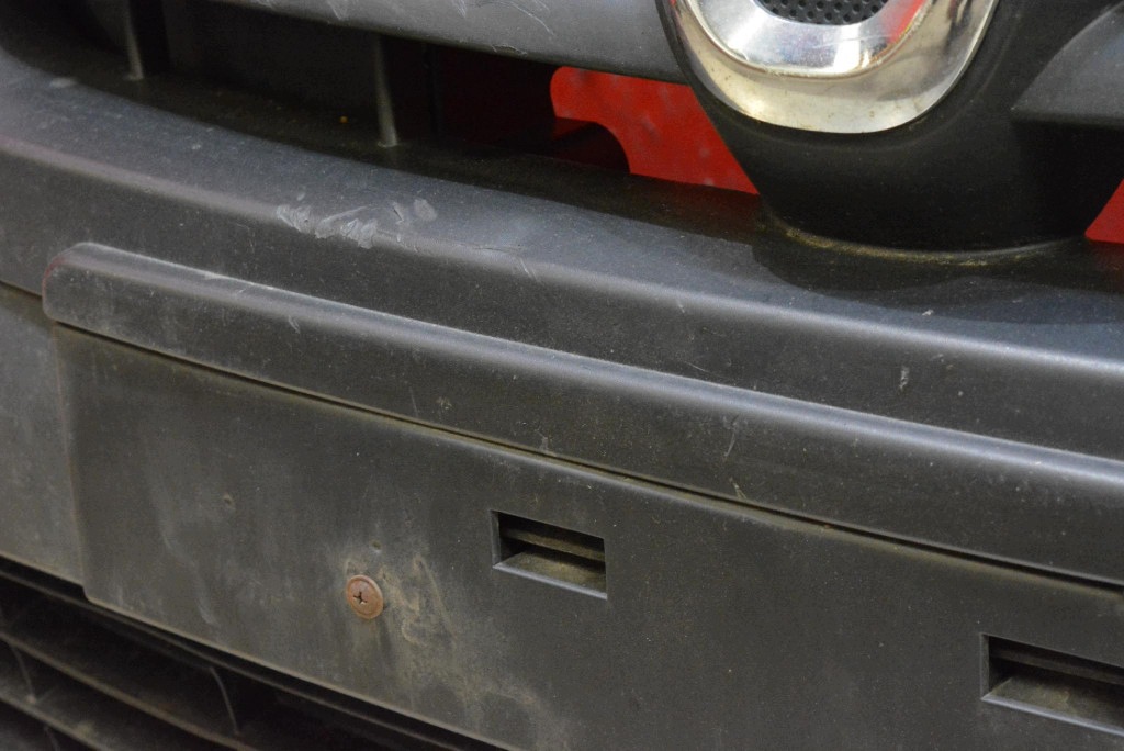 bumper front front black DACIA DOKKER 12-17