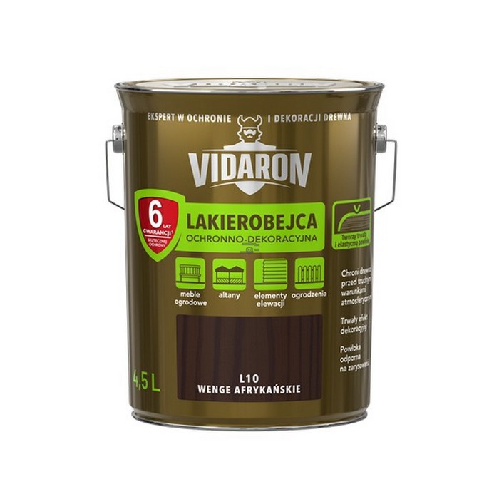 Vidaron Lakierobejca 4,5L L10 Wenge Afrykańskie do drewna