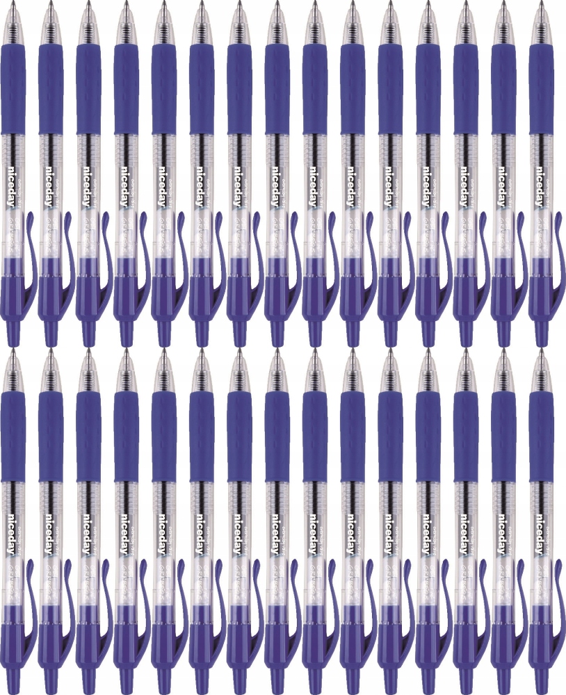 

długopis żelowy automatyczny 0.7mm niebieski x50