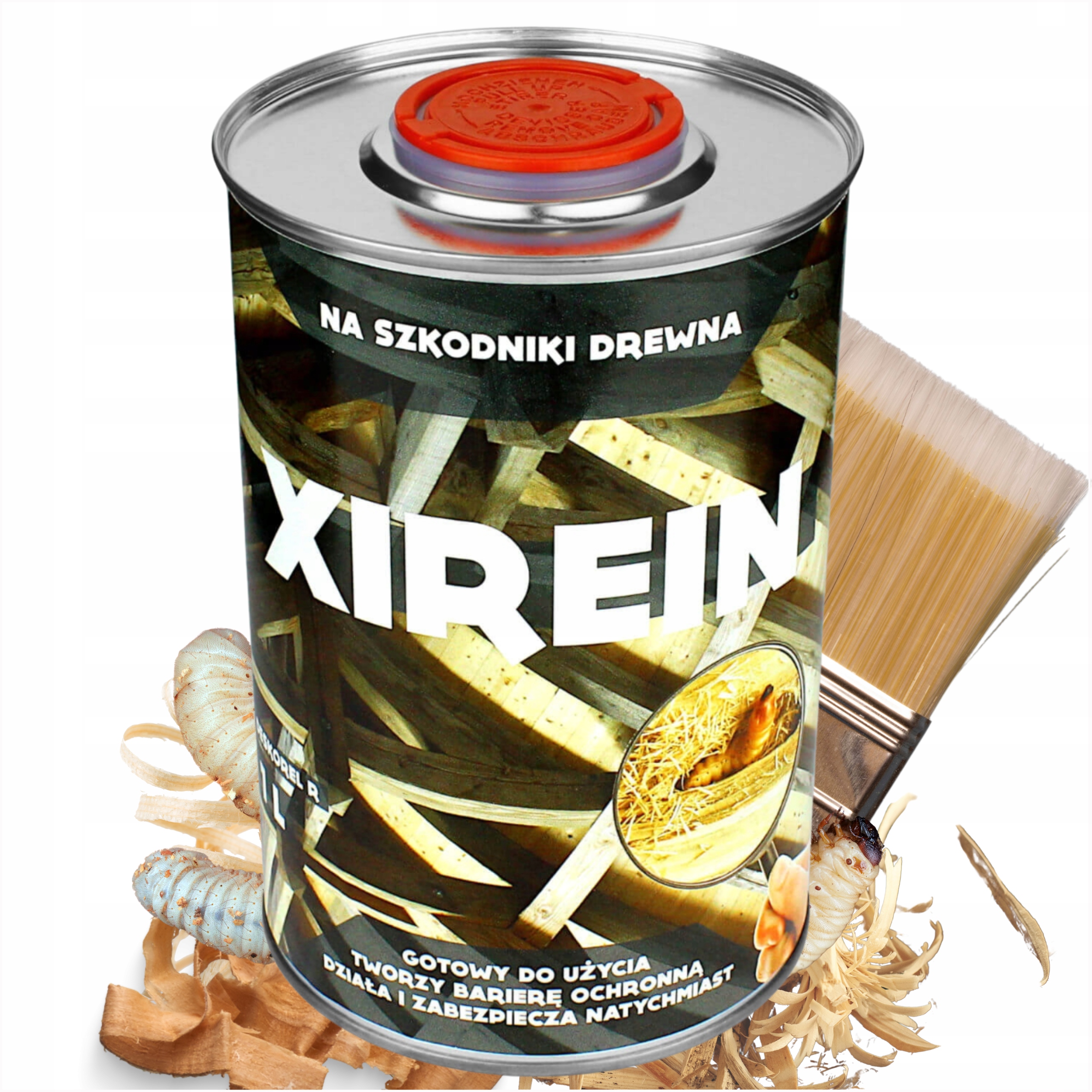 Płyn Preparat Środek na Szkodniki Owady Drewna Xirein 5l Bezbarwny