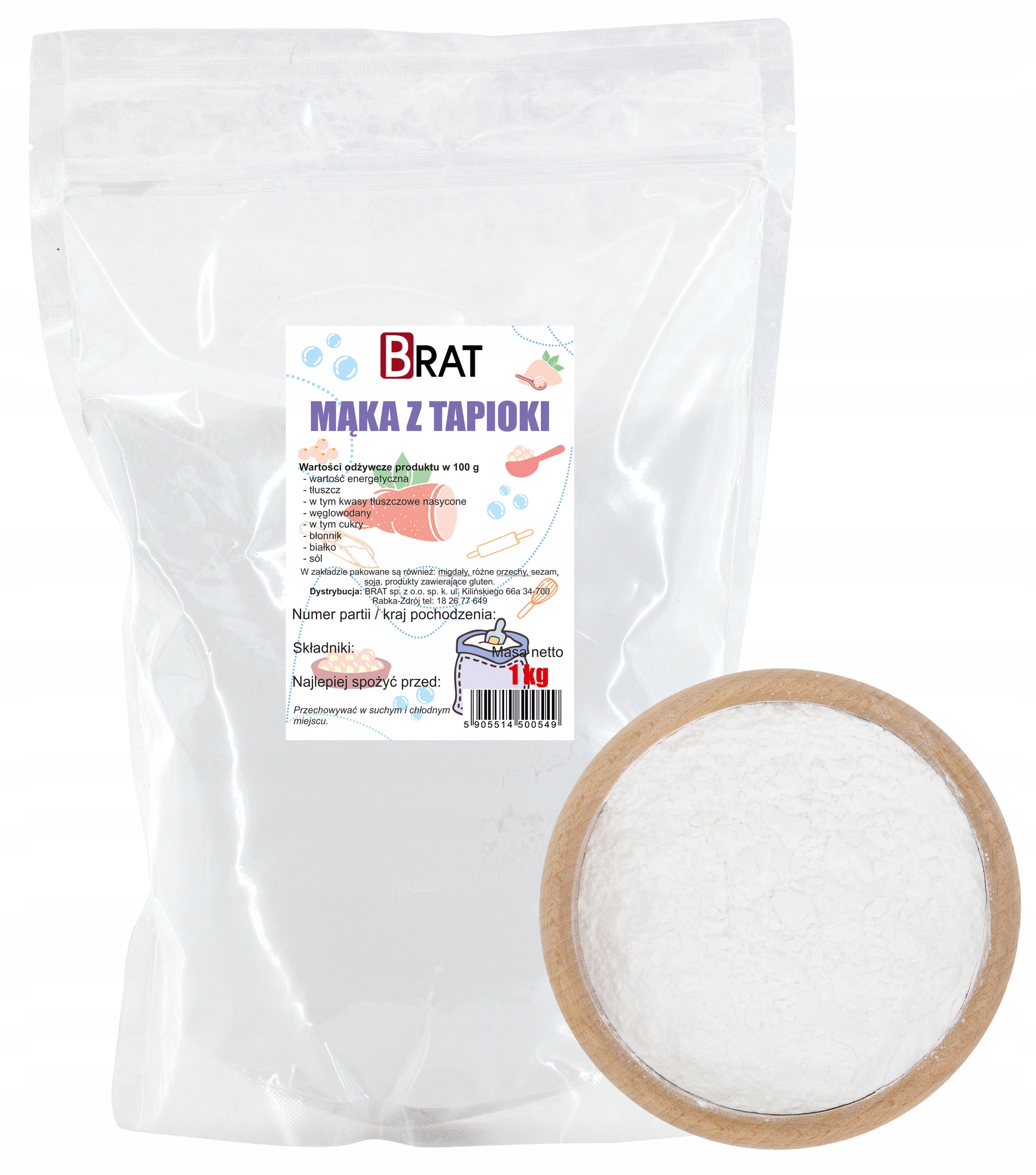 Levně 4X Brat Mouka z Tapioky 1kg