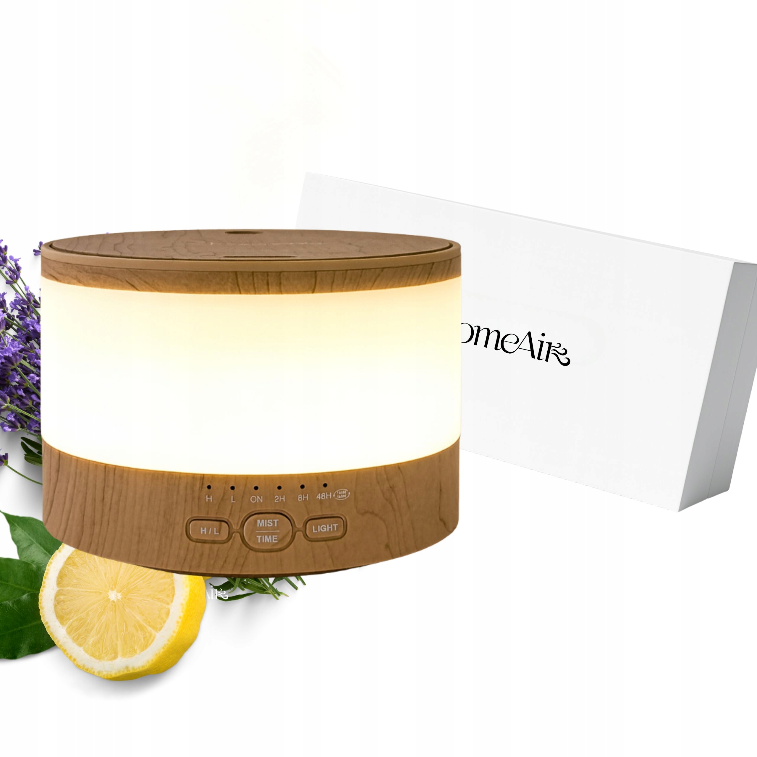 Difuzér pro esenciální oleje Aromaterapie, ultrazvukové dřevo