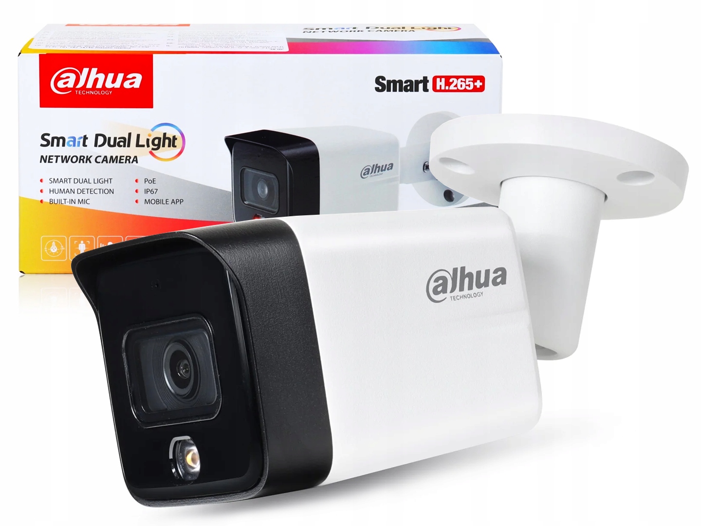 Dahua 6Mpx Ip kamera IPC-HFW1639TC-A-IL-0280B-S6 PoE Inteligentná duálna lampa